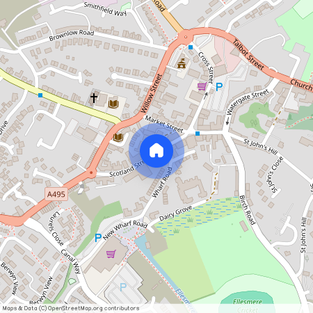 Flat 3, 2, Wharf Road, Ellesmere, SY12 0EL