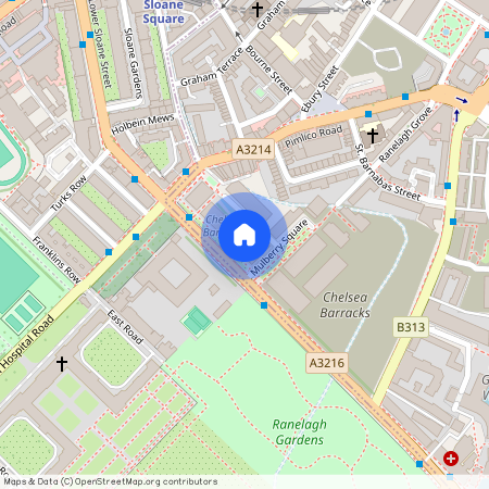 Whistler Square, Chelsea Barracks, Belgravia, London SW1W