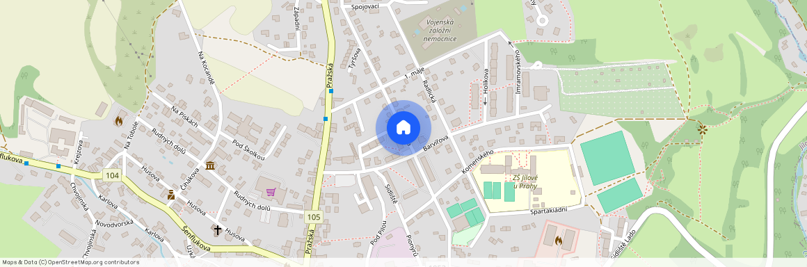 Tyršova, Jílové u Prahy - Jílové u Prahy, Středočeský kraj