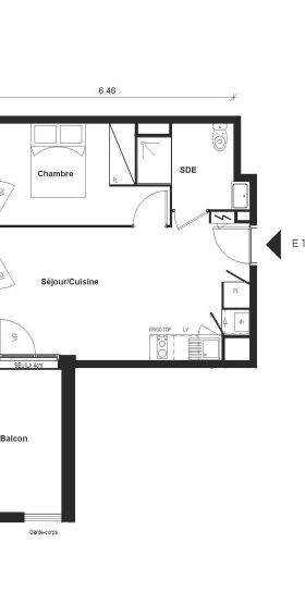 Location Appartement 2 pièces 36m² EAUNES 31600 - Photo 2