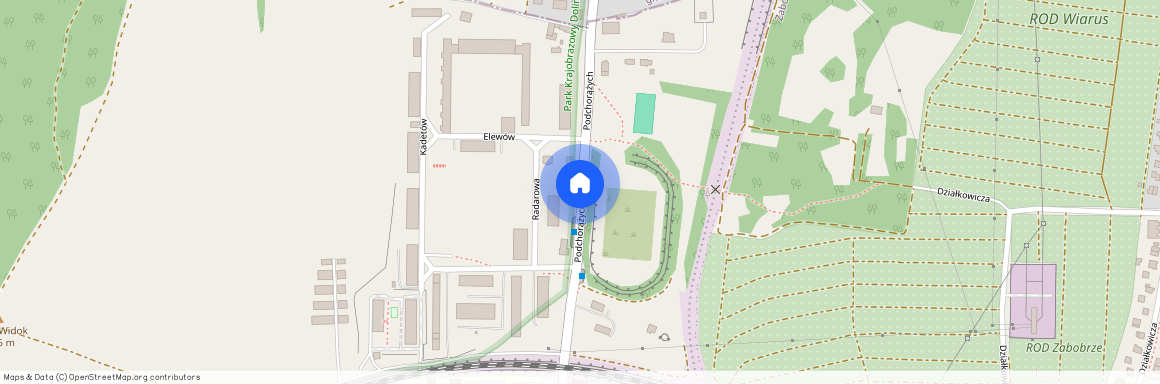 ul. Podchorążych, Śródmieście, Jelenia Góra, dolnośląskie