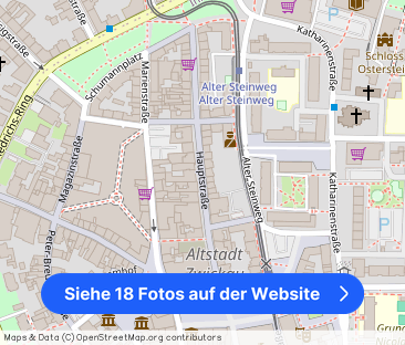 3-Zimmer-Wohnung im Zentrum von Zwickau mit EINBAUKÜCHE, BALKON und... - Foto 1