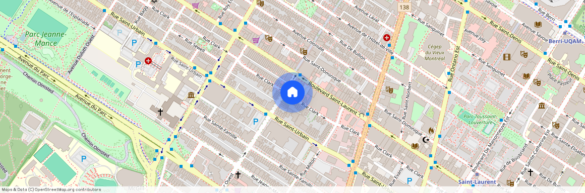 Building Rue Clark - corporate-stays - 1222912 - TOR, Rue Clark, Milton Parc, Montreal