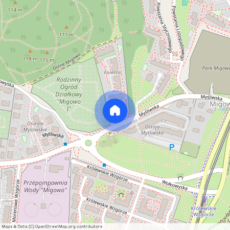 ul. Myśliwska, Piecki-Migowo, Gdańsk, pomorskie