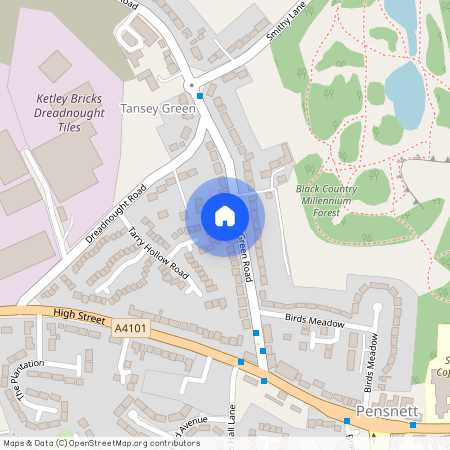 PENSNETT - Tansey Green Road