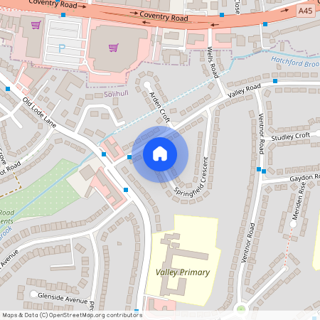 Springfield Crescent, Solihull, West Midlands, B92