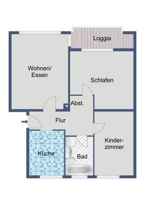 *WBS erforderlich* 3-Zimmer-Wohnung in Homberg - Foto 1