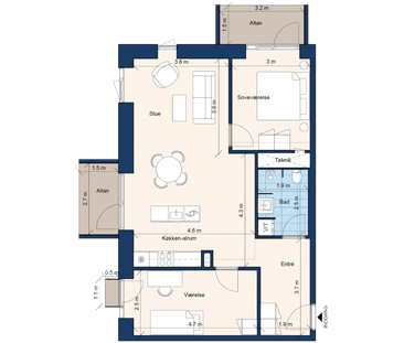 Frederiksbro Allé 106, 3. mf. - Photo 3