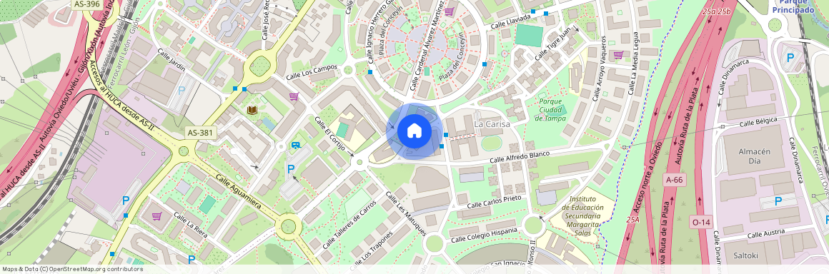 Corredoria-La Carisa-Prado de La Vega, Oviedo