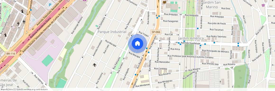 Rua Anapolis, 646, São José Dos Campos, São José Dos Campos - SP, 12235-690, Brazil