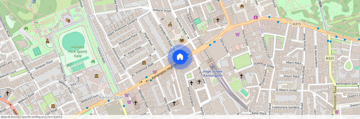 Kensington High Street, Kensington, W8