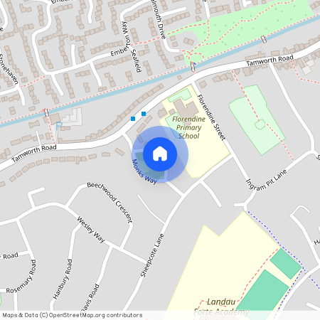 Monks Way, Amington, Tamworth, Staffordshire, B77