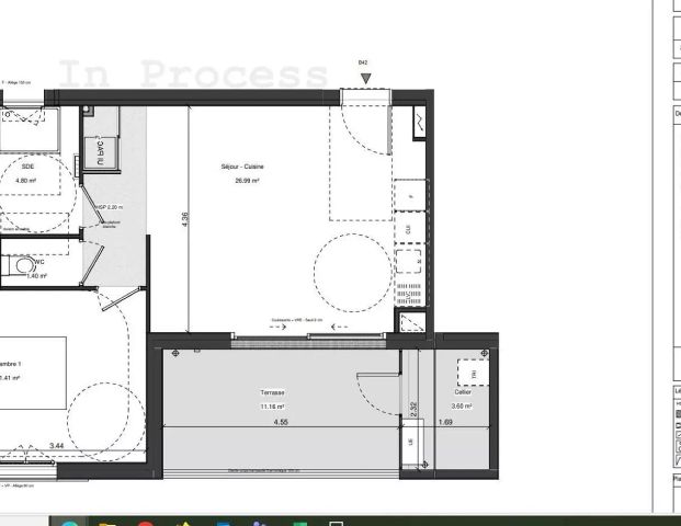 location Appartement T2 DE 44.6m² À MARSEILLE - Photo 1