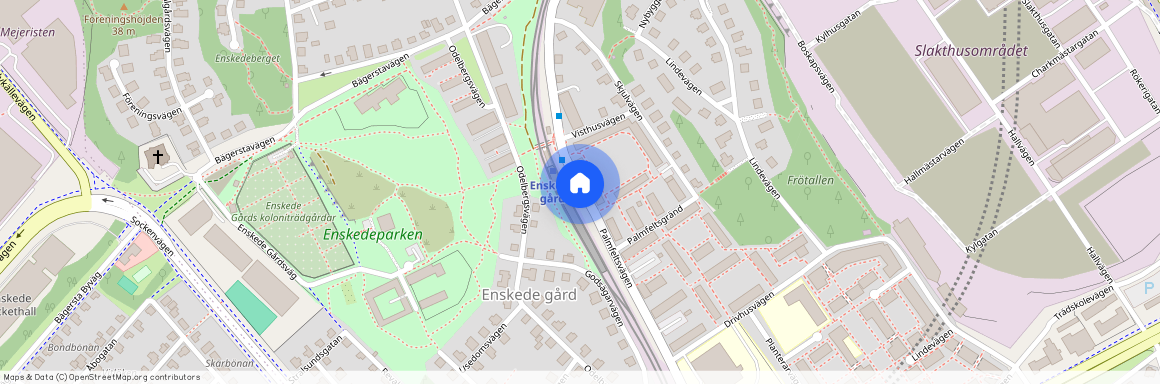 Palmfeltsvägen, Enskede Gård