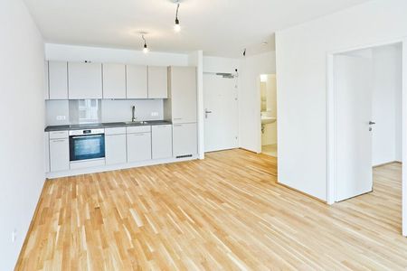 ab Jänner 2027: GEKÜHLTE ESTLICHE GROSSE 2 ZIMMER NEUBAUWOHNUNG MIT FREIFLÄCHE in den INNENHOF - Photo 2