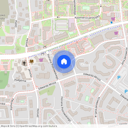 ul. Edwarda Mroza, Jaroty, Olsztyn, warmińsko-mazurskie