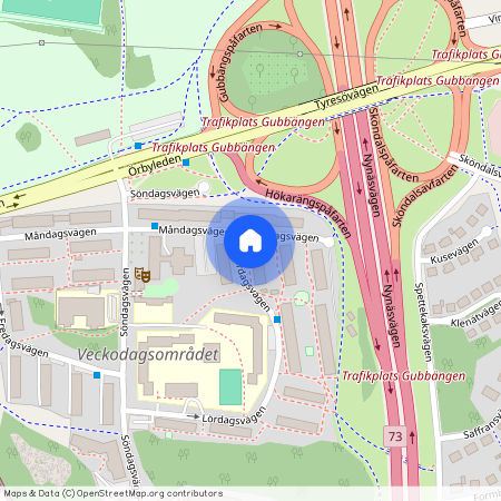 Lördagsvägen 1, Hökarängen