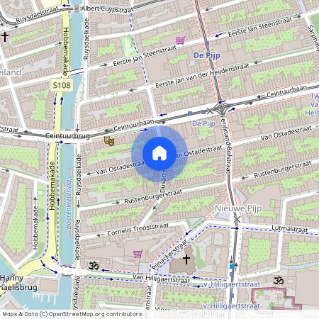 Nieuwe Pijp, 1072 SL, Van Ostadestraat, Amsterdam