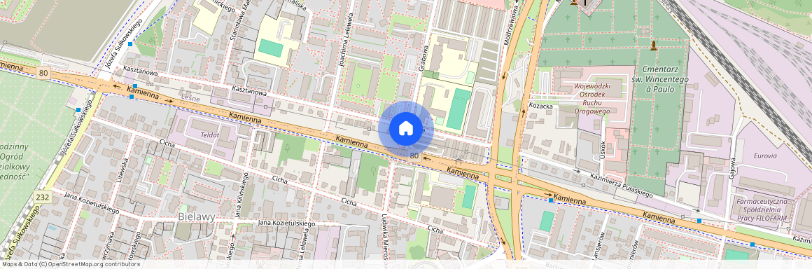 ul. Ludwika Mierosławskiego, Bielawy, Bydgoszcz, kujawsko-pomorskie