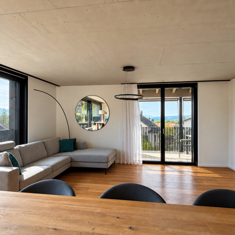Moderne 4.5 Zimmer-Wohnung mit Weitblick - Foto 1