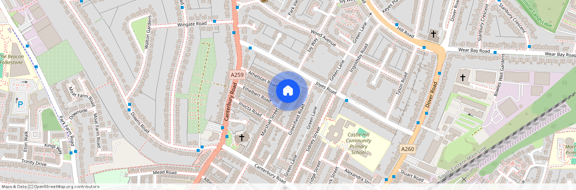 Marshall Street, Folkestone, Kent