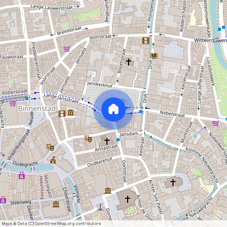 Domplein, Neude, Janskerkhof, 3512 GR, Annastraat, Utrecht