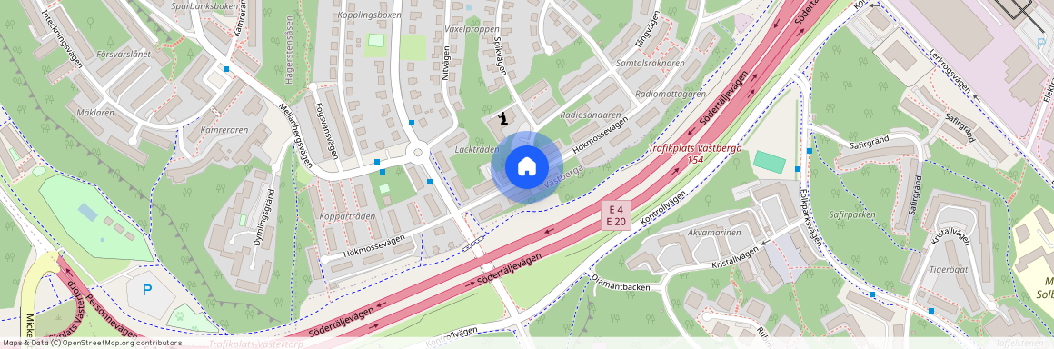 Hökmossevägen, Hägersten