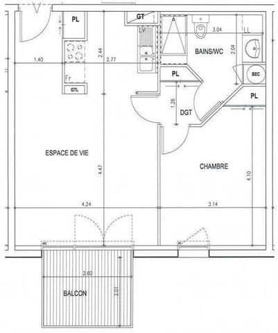 Appartement 2 pièces - - Photo 5