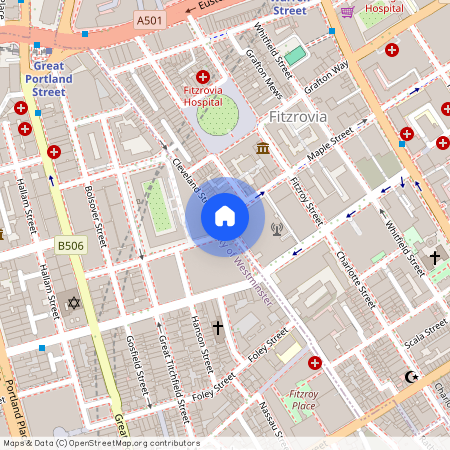 Cleveland Street, Fitzrovia & Covent Garden