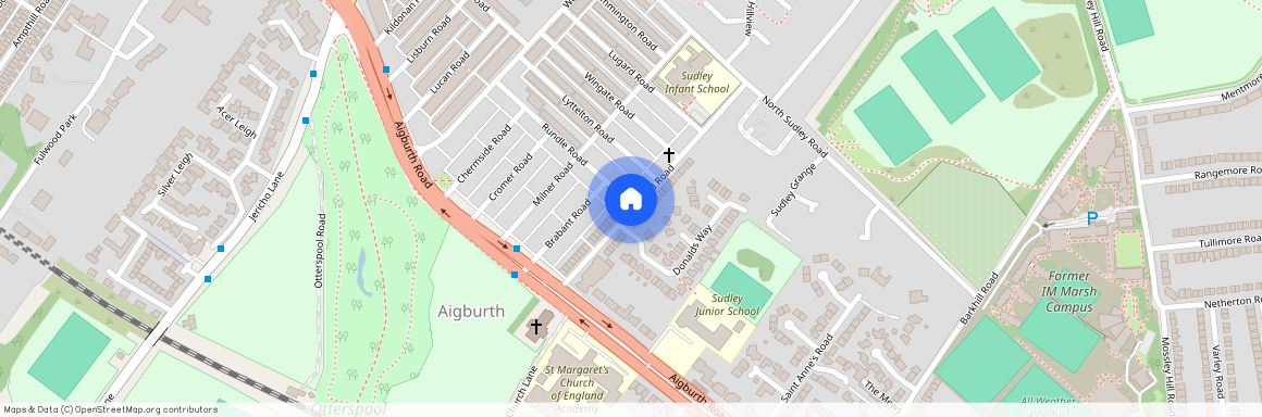 Dundonald Road, Aigburth, Liverpool, Merseyside, L17