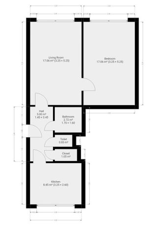 Pronájem bytu 2+1 59 m2 - Fotografie 2
