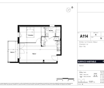 Location Appartement 2 pièces 45m² ST JORY 31790 - Photo 2