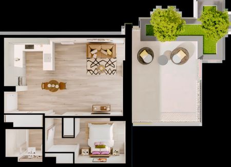 Extra Large 1 Bedroom - Photo 5