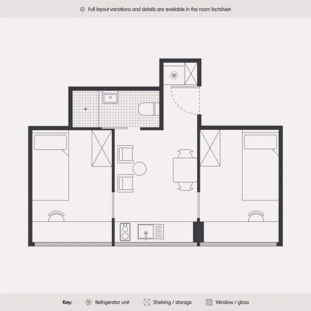 U18 2 Bedroom Studio Female - Photo 5