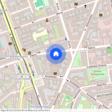 Warszawa, Śródmieście, Śródmieście, Południowe, Piękna