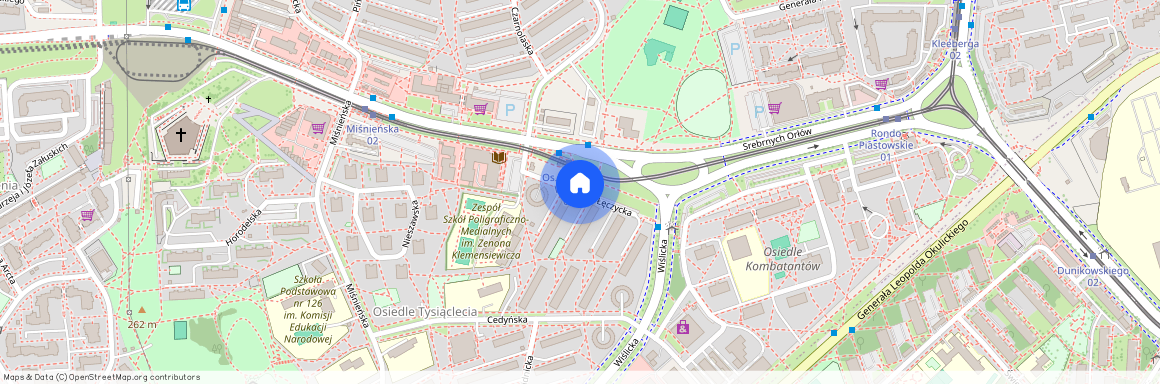 ul. Łęczycka, Mistrzejowice, Mistrzejowice, Kraków, małopolskie