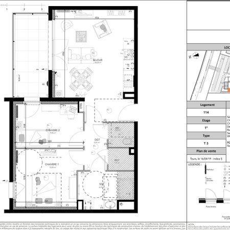 Location Appartement 3 pièces 61m² MONTLOUIS SUR LOIRE 37270 - Photo 4