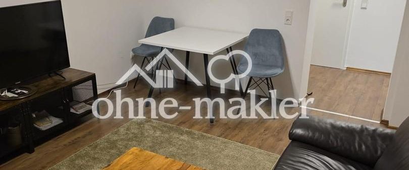 2 Zimmer voll möbliert EG Wohnung - Foto 1