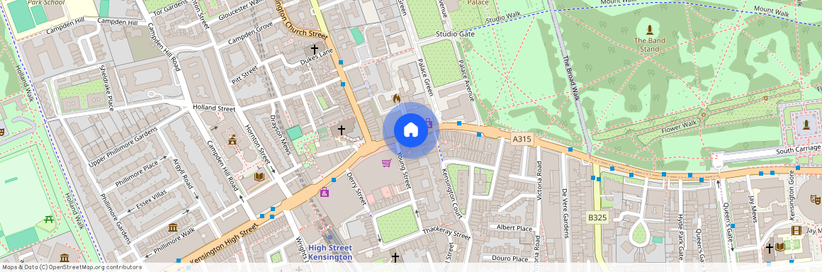 Old Court Place, High Street Kensington, London, W8