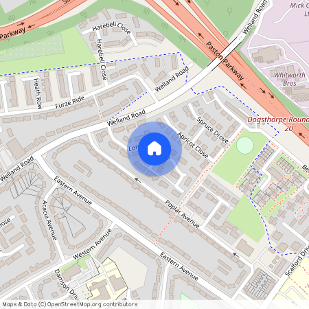 Lombardy Drive, Dogsthorpe PE1