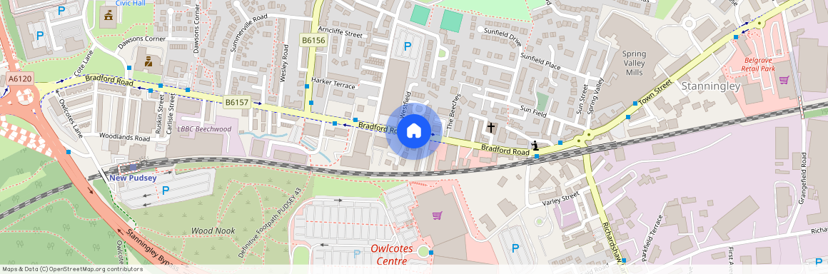 Bradford Road, Pudsey, UK, LS28 6AT, Stanningley