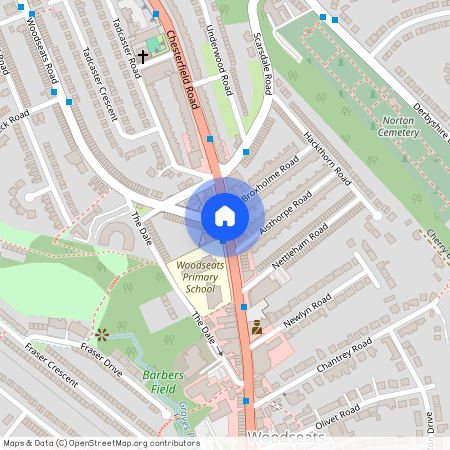 Chesterfield Road, Woodseats, Sheffield