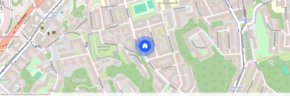 Stigberget, Göteborg, Västra Götaland, Såggatan 36B