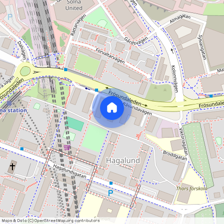 Hagalund, Solna, Stockholm, Forngränd 2 B