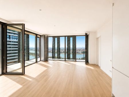45. Etage - 3 Zimmer 40m2 Loggia Süd Ost Ausrichtung - Urban Living im DC2 Tower - Photo 2