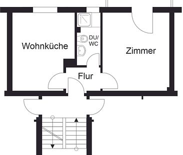 1-Zimmerwohnung in ruhiger Lage - Foto 2