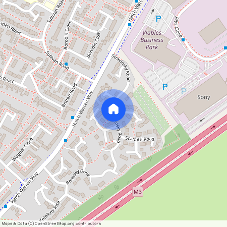 Stravinsky Road, Basingstoke, Hampshire, RG22