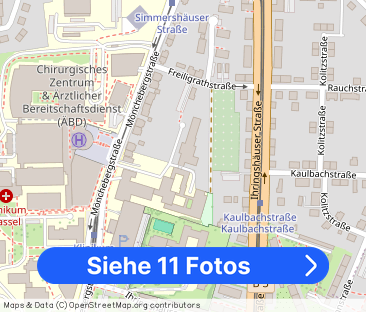 schöne große 4 ZKB Wohnung mit Balkon in Kassel am Klinikum, Uninäh... - Foto 1