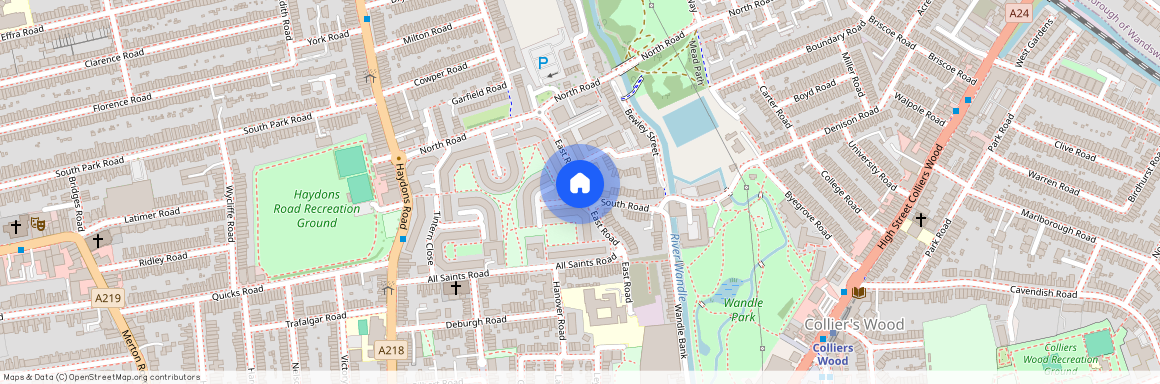 East Road, Wimbledon, London, SW19