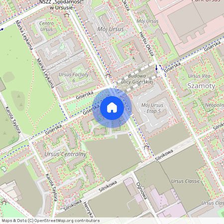 ul. Edwarda Habicha, Szamoty, Ursus, Warszawa, mazowieckie